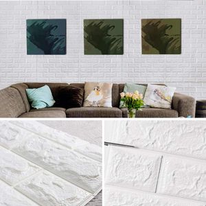 3D Wall Panels Peel and Stick Self-Adhesive Real Bricks Effect Wallpapers for Kids Room Bathroom Living Room TV Walls Sofa Background