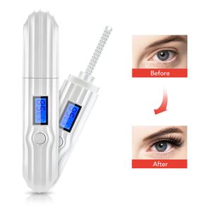 Electric Heated Eyelash Perm Mini Keramiska Värme Ögonfransar Curlers Enhet Eye Lash Curling Stryk Curler Clip Tool Free Ship