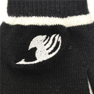 Fashion-Unisex Gloves Full Finger Screen Touch Anime Fairy Tail Guild Striped Winter Wrist Mittens Halloween Gift Warmer