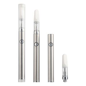 0,5 ml leere Keramikspulenkartusche mit Bodenladegerät Vorheizen VV Variable Spannung 350 mAh Batterie-Starterkit vs. Einweg-Vape-Pen