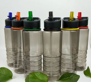 O mais recente 27oz drinkware plástico copo de palha espacial pote hdr garrafa de esportes suporta estilo de impressão e produção de logotipo personalizado