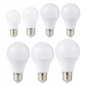 E27 LED 빛 85-265V LED 전구 3W 6W 9W 12W 15W 18W 20W Lampada LED 전구 테이블 스포트 라이트 냉 / 따뜻한 화이트