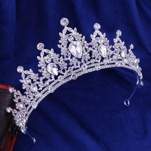 Роскошные свадебные короны горный хрусталь кристаллы свадьба королева корон принцессы кристалл барокко день рождения тиары золотой сладкий 16 в наличии 456