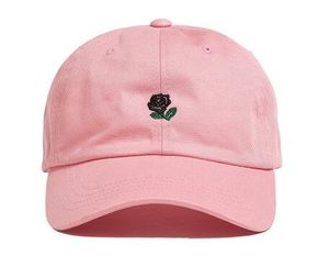 ファッションファッション - 百のボールキャップスナップバックThundred Rose Dad Hat野球帽のスナップバック夏のファッションゴルフハット調節可能な太陽の帽子