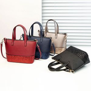 ピンクの菅野デザイナーハンドバッグ女性財布トートバッグ2019新しいスタイルの高級財布PUレザー高品質のファッションバッグ