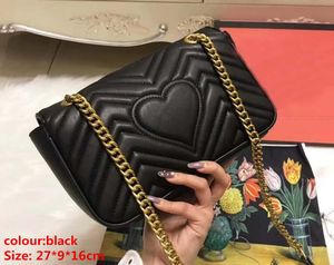 Fashion Designer Women Letters Bag Crossbody Messenger Shoulder Bags Good Chain Quality Leather Purses Ladies Handbag