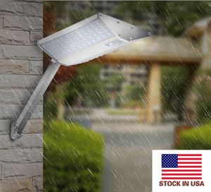 PIR 96 LEDs V-Shaped Solar Wall Light Lamp Mini Size 3 Modes Outdoor Waterproof Garden Outdoor Pathway Solar Light + US Stock