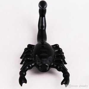 Black Scorpion Hand Rökning Pipa Djurform Oljebrännare Tobaksbong 100g Bubbler