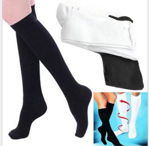 Calze compressive sportive per aerei, calze compressive anti-venose per gonfiori varicosi