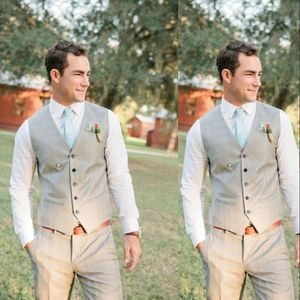 2019 Fashion Wedding Wool Herringbone Tweed Vests Custom Made Groom Vest Slim Fit Mens Suit Vest Prom Wedding Waistcoat Plus Size