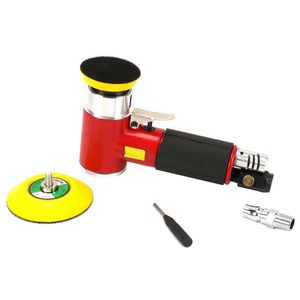 Freeshipping 2 Inch 3 Inch Mini Air Sander Kit Pad Eccentric Orbital Dual Action Pneumatic Polisher Polishing Buffing Tools For Auto Body