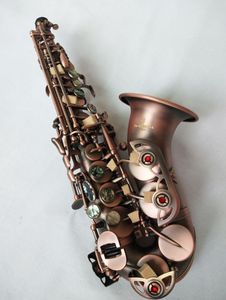 Yanagisawa SC Professionell sopran Saxofon B Flat Koppar Antika musikinstrument med munstycken Gratis frakt