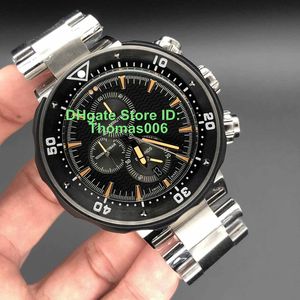 DP factory Watches Men Watches ORS Watch Best Quality Watch Quartz Battery Sweep Movement Original Clasp Stainless Steel Strap 50mm Big Size
