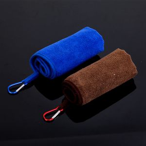 Fishing Towel Fishing Clothing Thickening Non-stick Absorbent Outdoors Sports Wipe Hands Towel Hiking Climbing Fishing Equipment with Hook