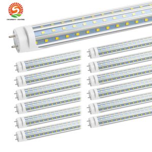 T8 LED Tubes 4ft 1.2m 1200mm Triple row 3 line LED Tube Bulbs Lights Super Bright 60W AC100-277V