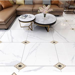 35Pcs/lot waterproof Floor Stickers pvc Self Adhesive Tiles Art Diagonal Ceramic Wall Stickers For Living Room Kitchen home decor