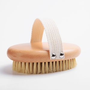 Bants Brush Natural Kactus Bristle для сухой чистки для отшелушивающего скраба для удаления мертвых коже целлюлита и помощи в лимфатическом дренаже ZC2867