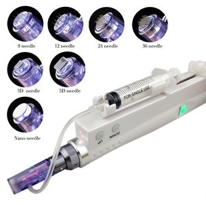 Mixed Needle cartridges Screw port suits Aqua derma pen 9/12/36/42/Nano/3D/5D silicon for Water Mesotherapy Injector