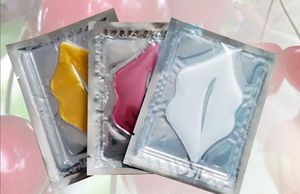 Dropshipping Pink White Gold Lip Mask Pads Moisture Essence Crystal Collagen Patch Pad Lip Face Care Beauty Cosmetic