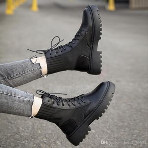 top quality Designer leather Sneakers Speed Runner Women Classic Lace-Up Sock Triple Black Boots Ankle Winter Snow Casual Martin Boots