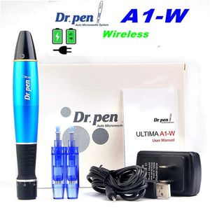 Ultima A1 Dr. Pen Auto Microneedle Derma Pen Wireless / Wired Electric Microneedled Roller Justerbara Nållängder 0,25 mm-3,0mm Hudvård