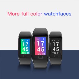 H10 Plus Smart Armband Blodtryck Blod Oxygen Hjärtfrekvens Monitor Smart Watch Vattentät Passomete Sport Armbandsur för iPhone Android
