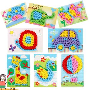 Kids Creative Handmade 3D Eva Piana DIY Pluszowe Malarstwo Balowe Naklejki Dzieci Zabawki Edukacyjne Puzzle Zamówić 20 sztuk Mix Hurt