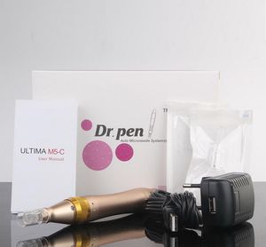 Dr. Pen Electric Derma Pen Micro ago Lunghezze regolabili dell'ago 0,25 mm-2,5 mm 5 velocità con 52 cartucce ad ago PCS