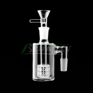 Toptan Terp Tüp Cam Kül Catcher 14mm 18mm 45 90 Derece 14mm Cam Kaseler ile 14mm Ashcatcher Lastik Percolator Cam Bongs Yağ Teçhizatları