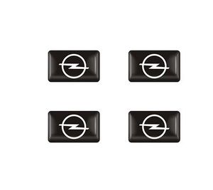 10 adet/takım Yeni Araba tasarım küçük Dekoratif Rozet Hub caps opel opc renault Abarth için Direksiyon simidi Araba Amblemi Sticker