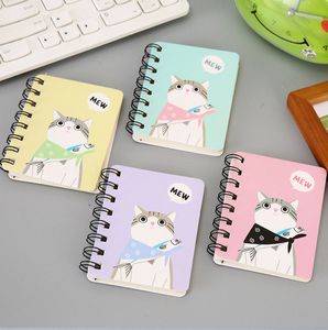 Hot Sale Kawaii Japan Cartoon Cute Animals Coil Notebook Diary Agenda Pocket Book Office School Tillbehör DHL Gratis