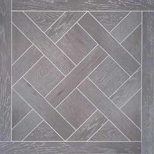 Antique Grey color White Oak versailles flooring panels engineered hardwood wood floor parquet tile medallion historic wall cladding wallpaper rugs carpet art