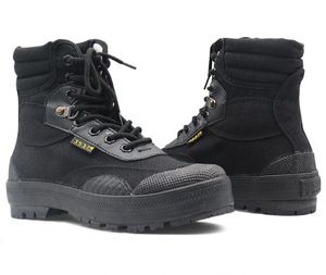 Venda quente-autênticos sapatos de liberação dos homens de alta-top de treinamento militar sapatos camuflagem verão lona tático-resistente ao desgaste sapatos livre 38-44