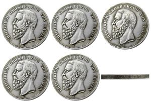 Wholesale antique angel resale online - 5pcs Germany Mark states Baden Friedrich I Copy Coins metal craft dies manufacturing factory