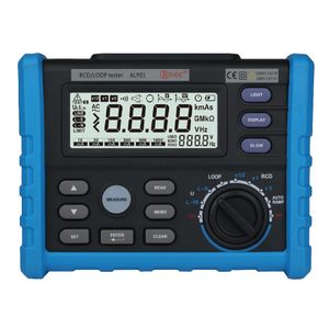 Freeshipping 1set ALP01 Professional LOOP RCD Tester / Trip-out Frequência Tempo de Tensão Corrente de Loop Resistência Medição com USB