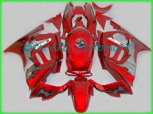 Kit carenatura moto per HONDA CBR600F3 97 98 CBR 600 F3 1997 1998 ABS Set carenature nero argento rosso + regali HH44