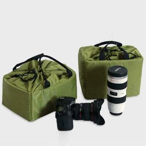 Waterproof DSLR SLR Camera Lens Partition Padded Storage Bag Handbag Case