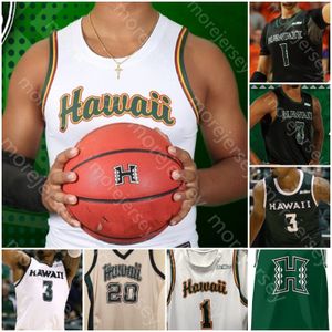 Custom Hawaii Basketball Jersey College Eddie Stansberr