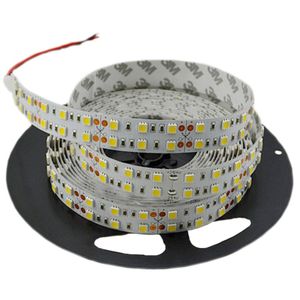 50M / çok 20 mm Çapında PCB yol bant ışık çift sıra 120leds / M SMD5050 şerit yüksek CRI 90 esnek led kayış LED lamba