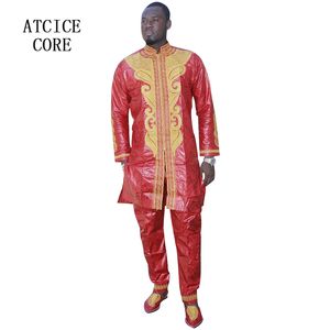 afrikanische Kleidung Dashiki traditionelle Herren afrikanische Kleidung lange Ärmel Bazin Riche LC060#