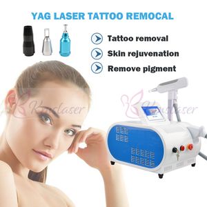 Eu tax free Alta qualità 1064nm 532nm Q Switched Nd Yag Laser Tattoo Removal Machine Macchie di età Freckle Pigment Removel attrezzature per saloni di bellezza