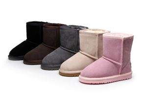 Hot Classic Design Aus U528100 Baby Boy Girl Kids Snow Boots Päls Håll varma Stövlar EUR Szie EUR 23-34 Gratis frakt