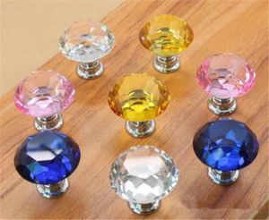 Fashion Hot Clear Crystal Knob Cabinet Pull Maniglia Cassetto Porta della cucina Guardaroba Hardware KD1