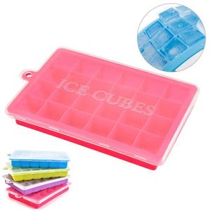Cavity Silicone best mold remover DIY Jelly Ice Mould 24 Holes Gummy Candy best mold remover Home Square Shape Form Ice Cube best mold remover Kitchen Drinking Accessories