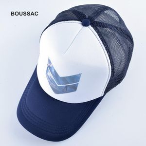 Fashion-Summer Sport Mesh Baseball Caps Män eller Kvinnor Utomhus Snapback Bone Printing Surfing Cap Hip Hop Andningsskydd Kepsar KDBH08