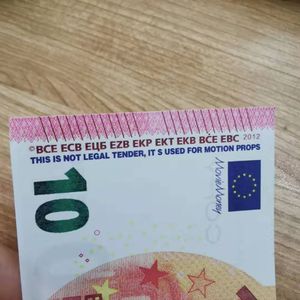 Movie Money 10 Euro Toy Currency Party Copy Fake Money Mone