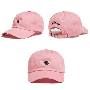Intera vendita Cappellini snapback con ricamo rosa Esclusivo design personalizzato Marchi Uomo Donna Cappello da baseball regolabile da golf Cappelli 100% cotone