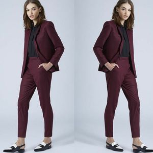 Formal Mother of the Bride Suits Slim Fit Women Work Wear Ladies Party Evening Wear For Wedding(Jacket+Pants)