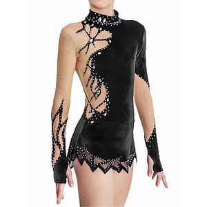 Liuhuo Figure Artistics Gimnastyka Leotards Kobiety Gimnastyka Kostiumy Dziewczyny Konkurencja Ballroom Acrobatics Leotard Z Spódnici Dress