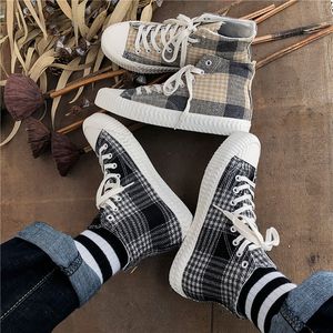 Canvas men's high top 2019 new men's shoes autumn frosting Korean trend students' all-around board shoes fashion